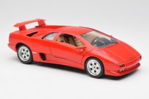 Lamborghini Diablo Piros Bburago 1:18 3028-M1 Fém – 6. kép a 8-ből