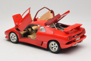 Lamborghini Diablo Piros Bburago 1:18 3041-M1 Fém – 5. kép a 8-ből