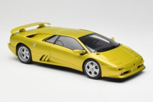 Lamborghini Diablo SE30 Anniversary Edition Sárga Spyder AUTOart 1:18 79157 Fém – 6. kép a 8-ből