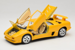 Lamborghini Diablo Sárga Bburago 1:18 3041 Fém – 2. kép a 8-ből