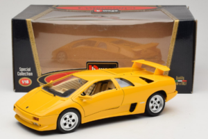 Lamborghini Diablo Sárga Bburago 1:18 3041 Fém – 8. kép a 8-ből