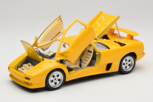 Lamborghini Diablo Sárga Bburago 1:18 3041-M2 Fém – 2. kép a 8-ből