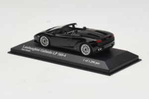 Lamborghini Gallardo LP560-4 Spyder Fekete Minichamps 1:43 400103830 Fém – 3. kép a 5-ből
