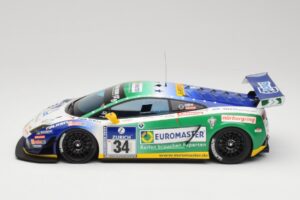 Lamborghini Gallardo LP600+ GT3 Reiter Engineering #34 H-J. Stuck / D. Rostek ADAC 24 Hours Nurburgring 2011 Minichamps 1:18  – 3. kép a 6-ből