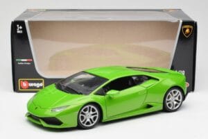 Lamborghini Huracan LP610-4 Zöld Bburago 1:18 18-11038 Fém – 8. kép a 8-ből