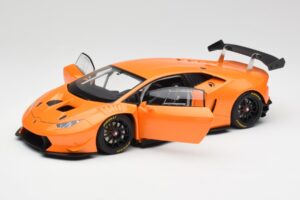Lamborghini Huracan LP620-2 Super Trofeo Arancio Borealis Pearl Effect Narancssárga AUTOart 1:18 81558 Fém – 2. kép a 8-ből