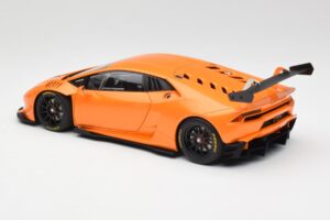 Lamborghini Huracan LP620-2 Super Trofeo Arancio Borealis Pearl Effect Narancssárga AUTOart 1:18 81558 Fém – 6. kép a 8-ből