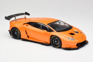 Lamborghini Huracan LP620-2 Super Trofeo Arancio Borealis Pearl Effect Narancssárga AUTOart 1:18 81558 Fém – 7. kép a 8-ből