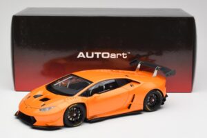 Lamborghini Huracan LP620-2 Super Trofeo Arancio Borealis Pearl Effect Narancssárga AUTOart 1:18 81558 Fém – 8. kép a 8-ből