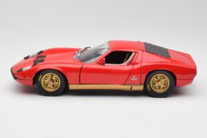Lamborghini Miura Piros Anson 1:18 30302 Fém – 4. kép a 8-ből