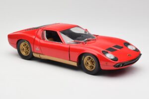 Lamborghini Miura Piros Anson 1:18 30302 Fém – 6. kép a 8-ből