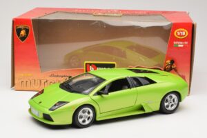 Lamborghini Murcielago Zöld Bburago 1:18 3316-M1 Fém – 8. kép a 8-ből