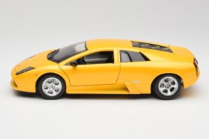 Lamborghini Murcielago LP640 Sárga Bburago 1:18 23124646-M1 Fém – 4. kép a 8-ből