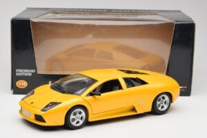 Lamborghini Murcielago LP640 Sárga Bburago 1:18 23124646-M1 Fém – 8. kép a 8-ből