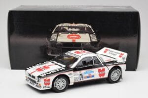 Lancia 037 #1 G. Cunico / E. Bartolich Targa Florio Winner 1983 Kyosho 1:18 08302H Fém – 8. kép a 8-ből
