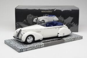 Lancia Astura Tipo 233 Corto Fehér Minichamps 1:18 107125330 Gyanta – 6. kép a 6-ből