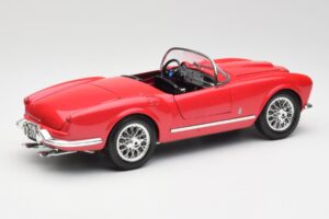 Lancia Aurelia B24 Spider Piros Bburago 1:18 3010 Fém – 3. kép a 8-ből