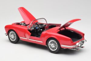 Lancia Aurelia B24 Spider Piros Bburago 1:18 3010 Fém – 5. kép a 8-ből