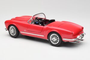 Lancia Aurelia B24 Spider Piros Bburago 1:18 3010 Fém – 7. kép a 8-ből