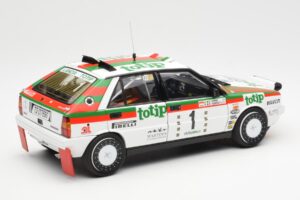Lancia Delta HF 4WD #1 D. Cerrato Totip Rally Targa Florio 1987 Kyosho 1:18 08960C Fém – 3. kép a 8-ből