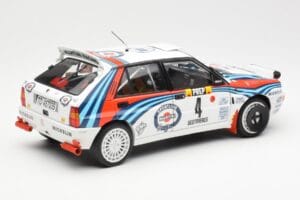 Lancia Delta HF Integrale Evo Martini #4 D. Auriol / B. Occelli Winner Rally Monte Carlo 1992 Kyosho 1:18 08348A Fém – 3. kép a 8-ből