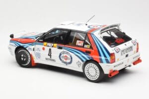 Lancia Delta HF Integrale Evo Martini #4 D. Auriol / B. Occelli Winner Rally Monte Carlo 1992 Kyosho 1:18 08348A Fém – 7. kép a 8-ből