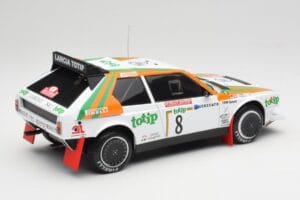 Lancia Delta S4 #8 D. Cerrato / G. Cerri Rally San Remo 1986 IXO 1:18 18RMC133 Fém – 2. kép a 6-ből