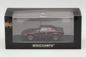 Lancia Stratos Burgundi Piros Minichamps 1:43 LANCIA001 Fém – 4. kép a 4-ből