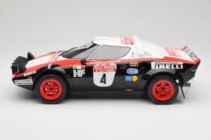 Lancia Stratos HF Gr.4 Fekete #0 M. Alen / I. Kivimäki Rally San Remo 1978 Otto 1:12 G088 Gyanta – 3. kép a 6-ből