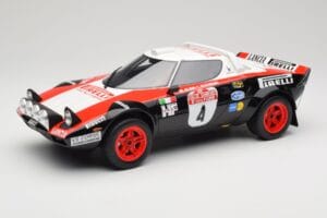 Lancia Stratos HF Gr.4 Fekete #0 M. Alen / I. Kivimäki Rally San Remo 1978 Otto 1:12 G088 Gyanta