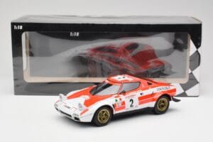 Lancia Stratos HF #2 J-B. Andruet / Biche Winners Tour de Corse 1974 Minichamps 1:18 155741702 Fém – 6. kép a 6-ből