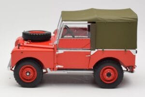 Land Rover 88 Series I Piros Minichamps 1:18 150168910 Fém – 4. kép a 8-ből