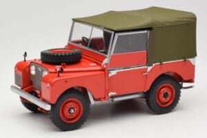 Land Rover 88 Series I Piros Minichamps 1:18 150168910 Fém