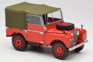 Land Rover 88 Series I Piros Minichamps 1:18 150168910 Fém – 6. kép a 8-ből