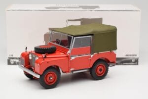 Land Rover 88 Series I Piros Minichamps 1:18 150168910 Fém – 8. kép a 8-ből