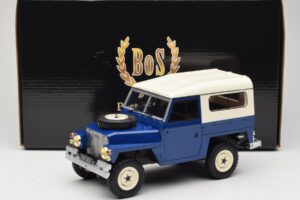 Land Rover Lightweight Series III Sötétkék BoS Models 1:18 BOS382 Gyanta – 6. kép a 6-ből