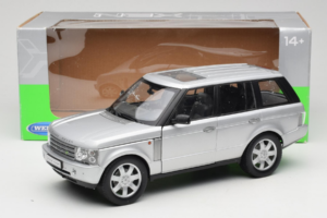 Land Rover Range Rover L322 Ezüst Welly 1:18 12536W Fém – 8. kép a 8-ből