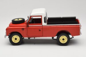 Land Rover Series I 109 Pickup Piros Eagle Collectibles 1:18 440500 Fém – 4. kép a 8-ből