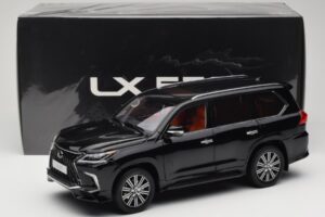 Lexus LX570 J200 Fekete LCD 1:18 LCD18010-BL Fém – 8. kép a 8-ből