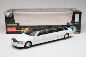 Lincoln Limousine Fehér Sun Star 1:18 1260 Fém – 8. kép a 8-ből