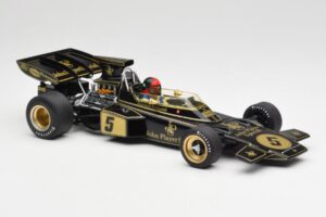 Lotus 72D #5 E. Fittipaldi John Player Special GP Spain 1972 MCG 1:18 MCG18610F Fém – 2. kép a 6-ből