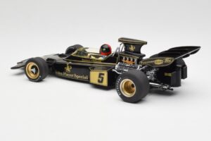 Lotus 72D #5 E. Fittipaldi John Player Special GP Spain 1972 MCG 1:18 MCG18610F Fém – 4. kép a 6-ből
