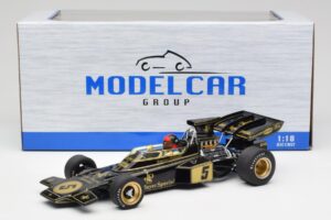 Lotus 72D #5 E. Fittipaldi John Player Special GP Spain 1972 MCG 1:18 MCG18610F Fém – 6. kép a 6-ből