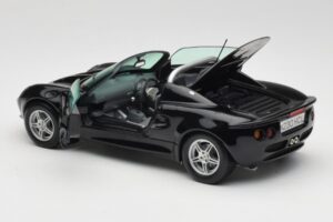 Lotus Elise S1 Roadster Fekete Chrono 1:18 CH001 Fém – 5. kép a 8-ből