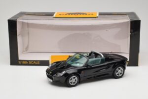 Lotus Elise S1 Roadster Fekete Chrono 1:18 CH001 Fém – 8. kép a 8-ből