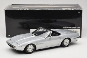 Maserati Ghibli Spyder Ezüst Minichamps 1:18 100122330 Fém – 7. kép a 7-ből