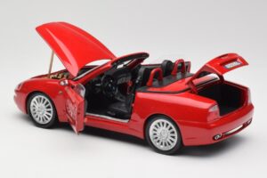 Maserati GT Spyder Piros Bburago 1:18 34097 Fém – 7. kép a 8-ből