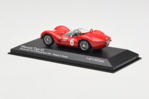 Maserati Tipo 61 #6 R. Penske SCCA National Race Meadowdale 1961 Minichamps 1:43 400611206 Fém – 3. kép a 4-ből