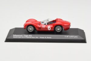 Maserati Tipo 61 #6 R. Penske SCCA National Race Meadowdale 1961 Minichamps 1:43 400611206 Fém