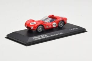 Maserati Tipo 61 #98 C. Shelby Times Mirror Grand Prix Riverside 1960 Minichamps 1:43 400601298 Fém – 2. kép a 4-ből